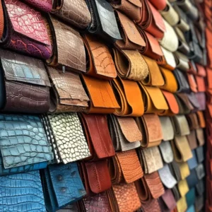 leather and vinyl samples