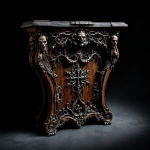 • Antique Chinoiserie cabinet restored with high-gloss lacquer