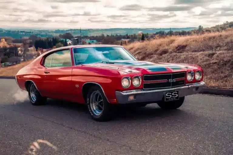 Classic Mustang seat reupholstered in premium black leather
