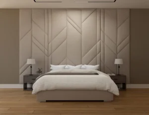 custom paneling with vertical layout and seamless corner transitions